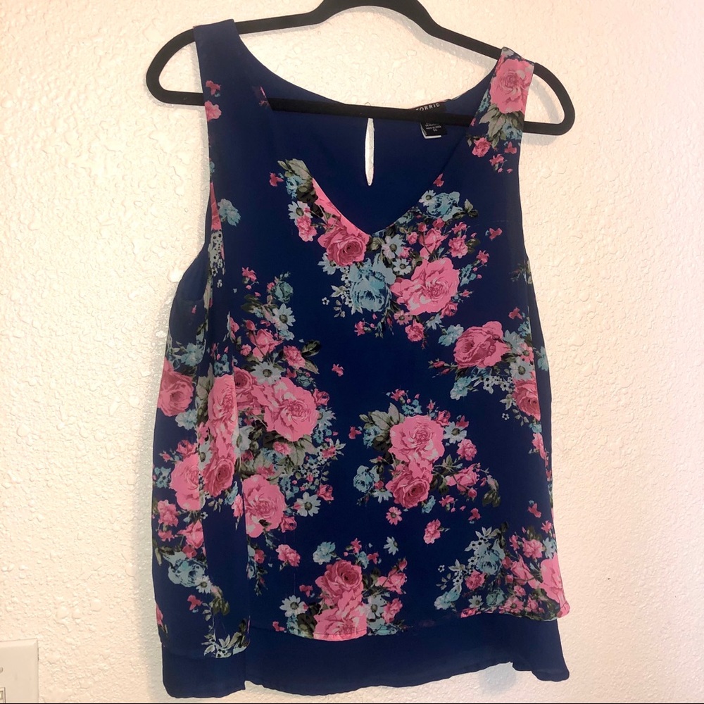 Large Torrid Floral Tank